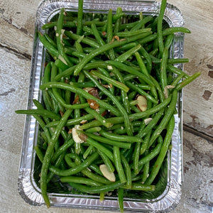 Sauteed Green Beans with Garlic & Almonds